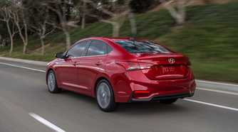 2022 Hyundai Accent Exterior Rear 3/4