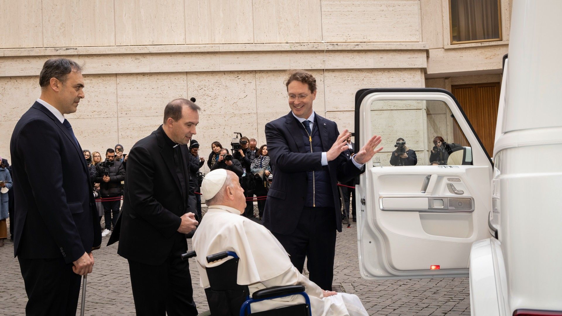 Holy Roller: Mercedes-Benz Builds The Pope An Electric G