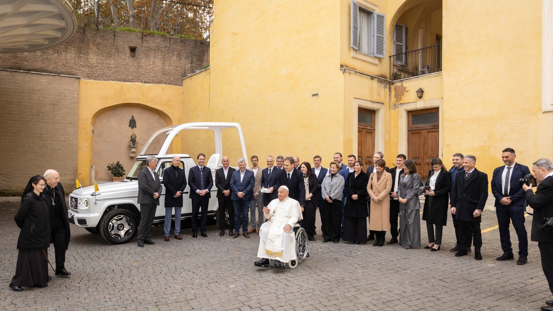 Holy Roller: Mercedes-Benz Builds The Pope An Electric G