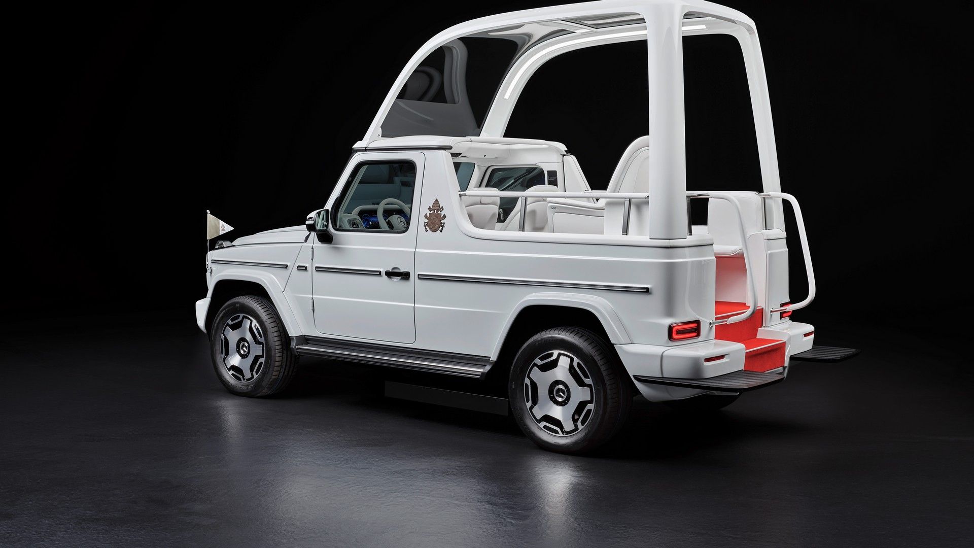 Holy Roller: Mercedes-Benz Builds The Pope An Electric G