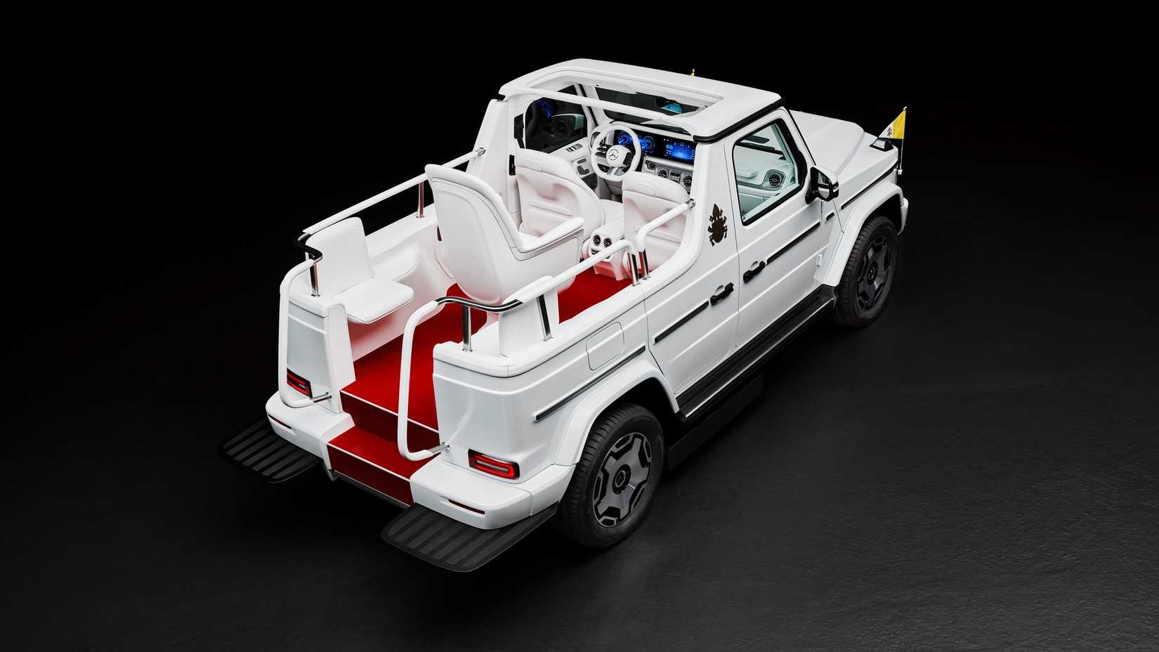 Of Course The First American Pope Has A Pickup Truck Popemobile