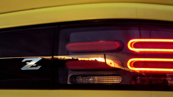 nissan z badge with tail light