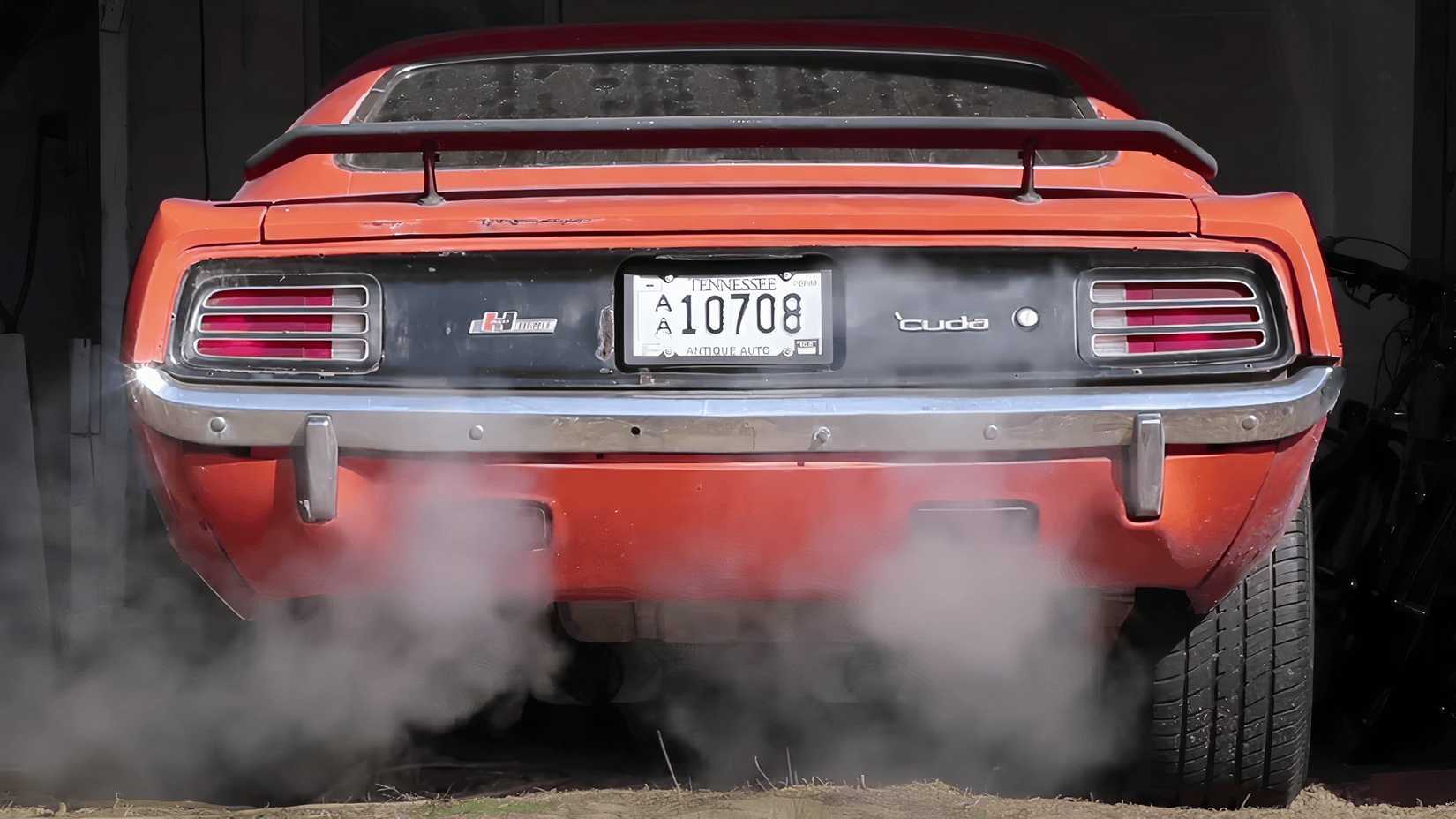 1970 Plymouth Barracuda rear
