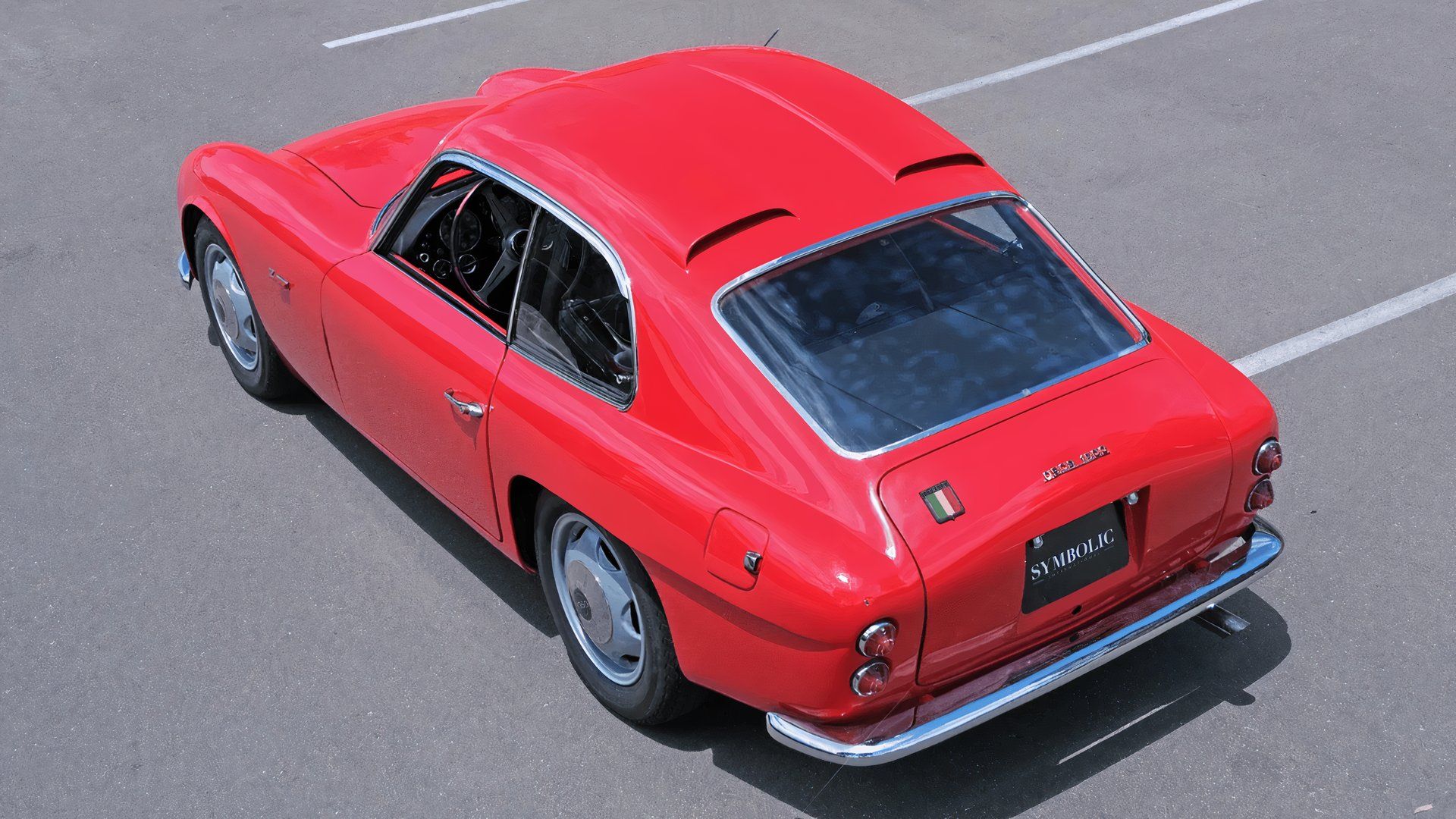 1960 OSCA 1600 GTZ rear overhead