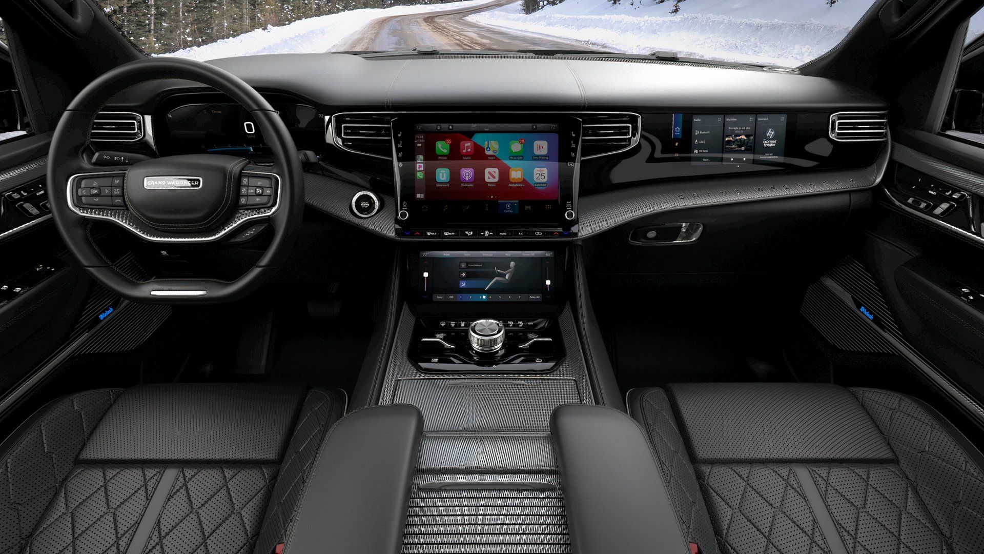 2024 Jeep Grand Wagoneer Interior 