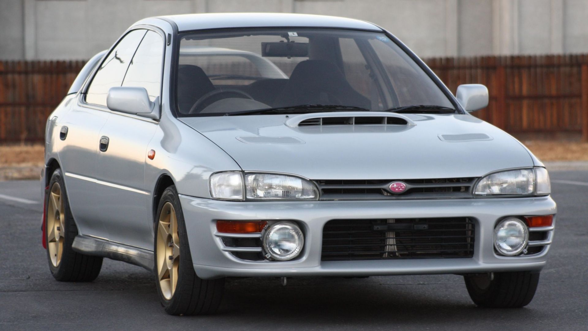1994 Subaru WRX STI Silver Front Angle