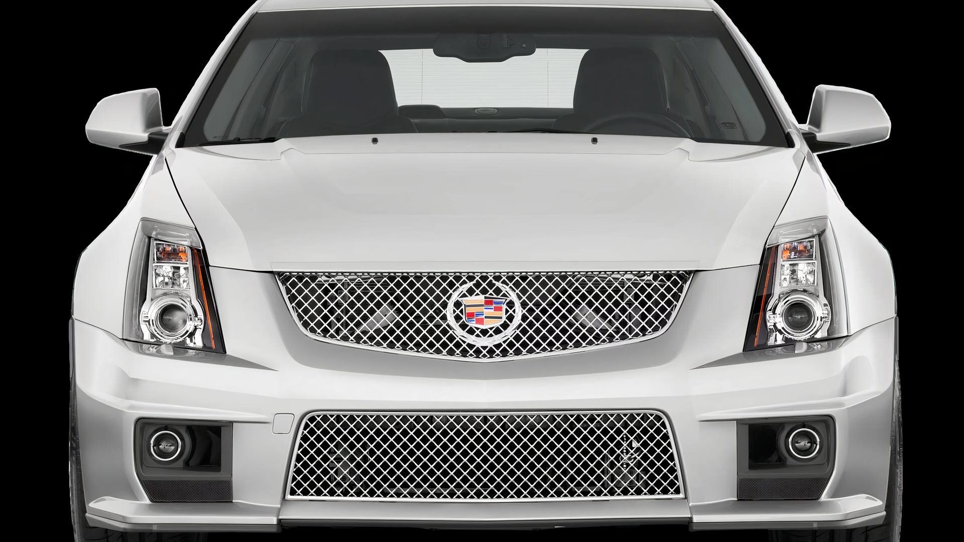 thumbnail image 2 of Lloyd Mats Black Carpet Floor Mats For Cadillac CTS-V Sedan 2009-2014 – Set Of 4 With Flag Logo 2 of 5