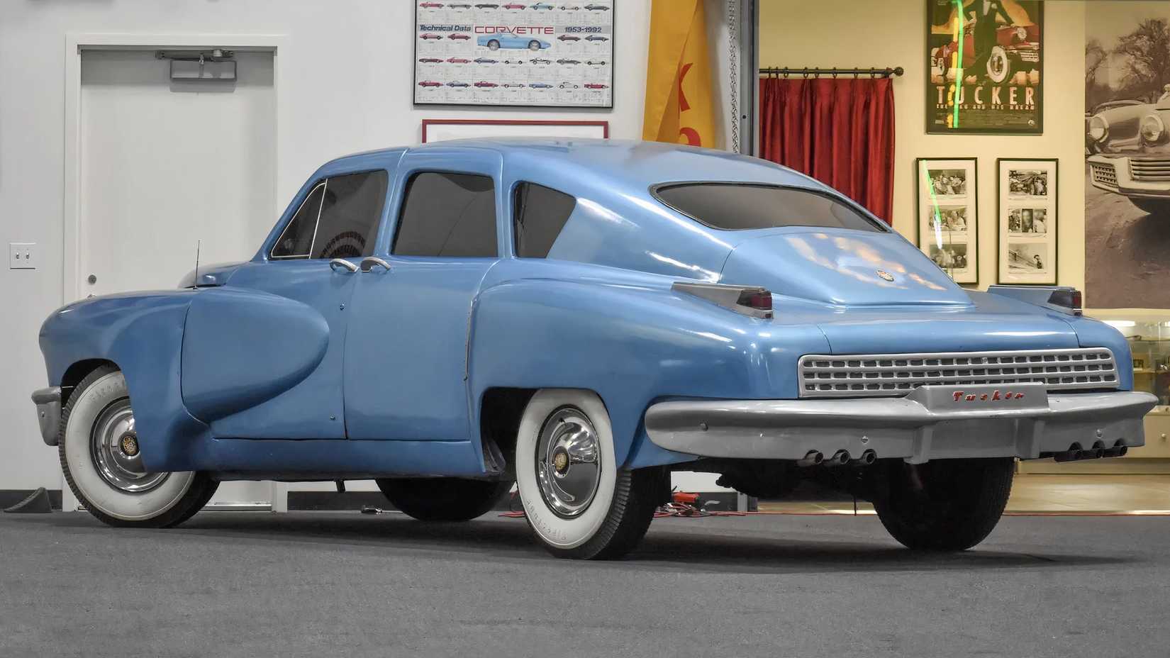 1948 Tucker 48 rear, three-quarter