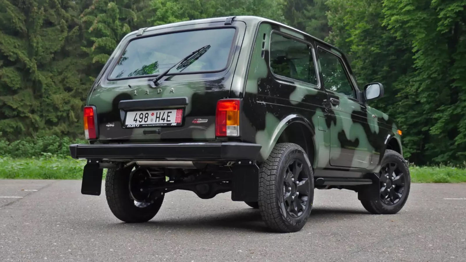 Lada Racing Car Rear The Russians Built One Of The Best Off-Roaders Ever