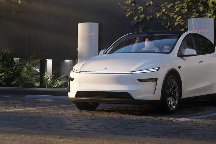 2026 Tesla Model Y Front Angle View