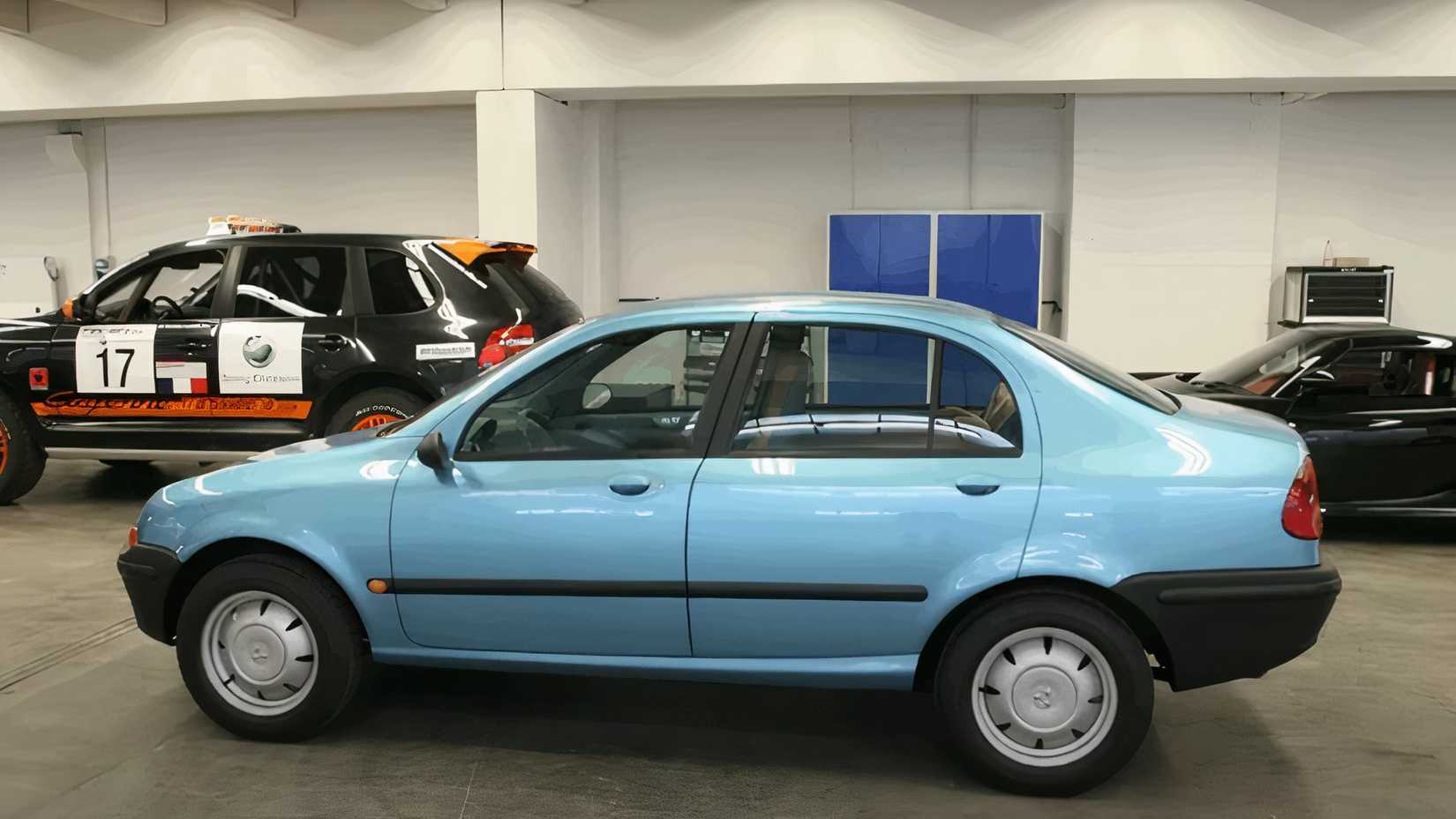 1994 porsche 88c side blue