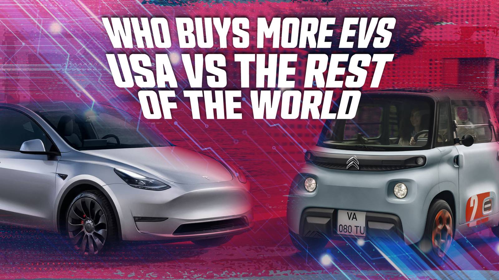 Who Buys More EVs: The USA vs. The Rest Of The World