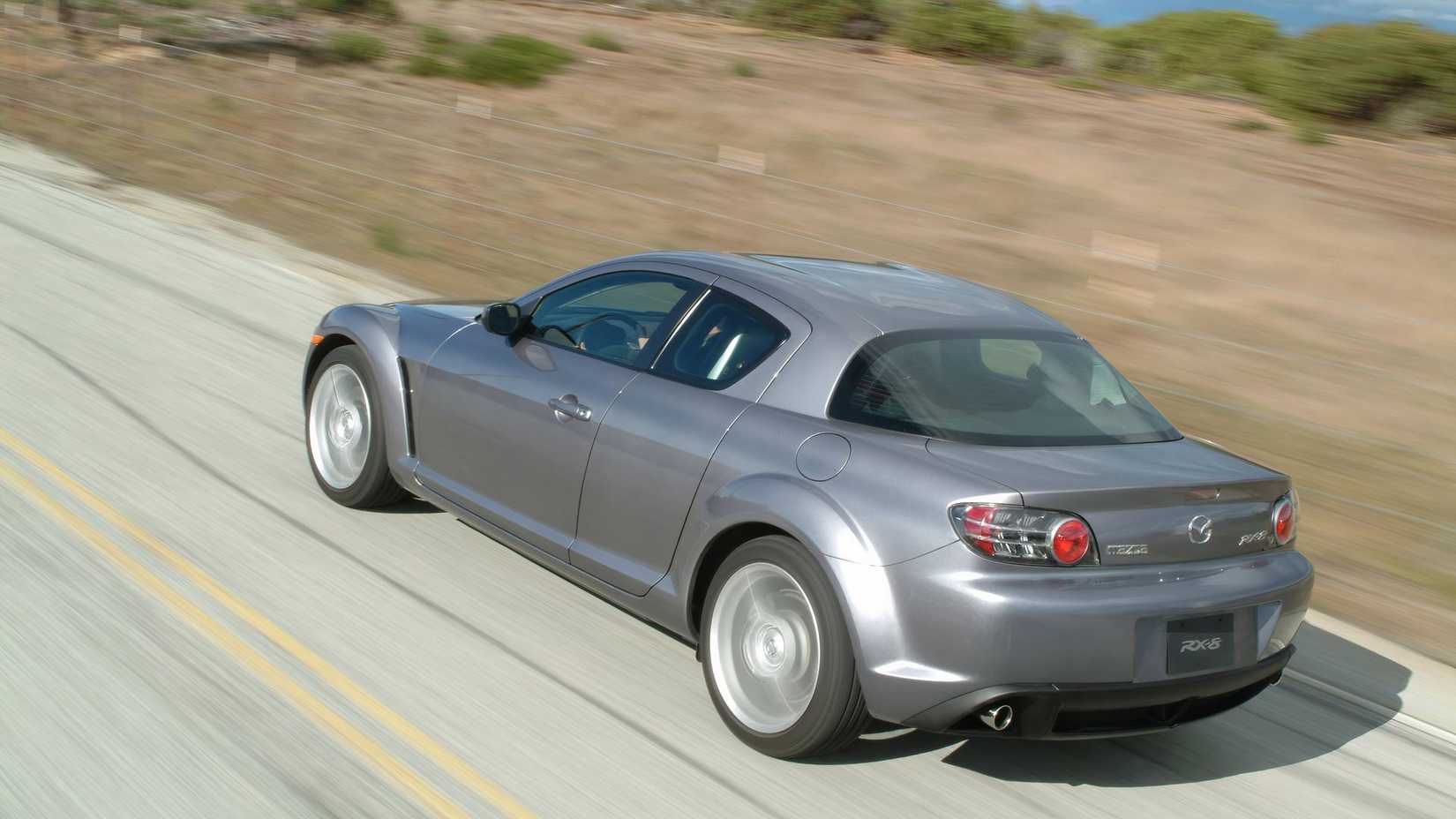 2005-2008 Mazda RX-8 Rear Angle View