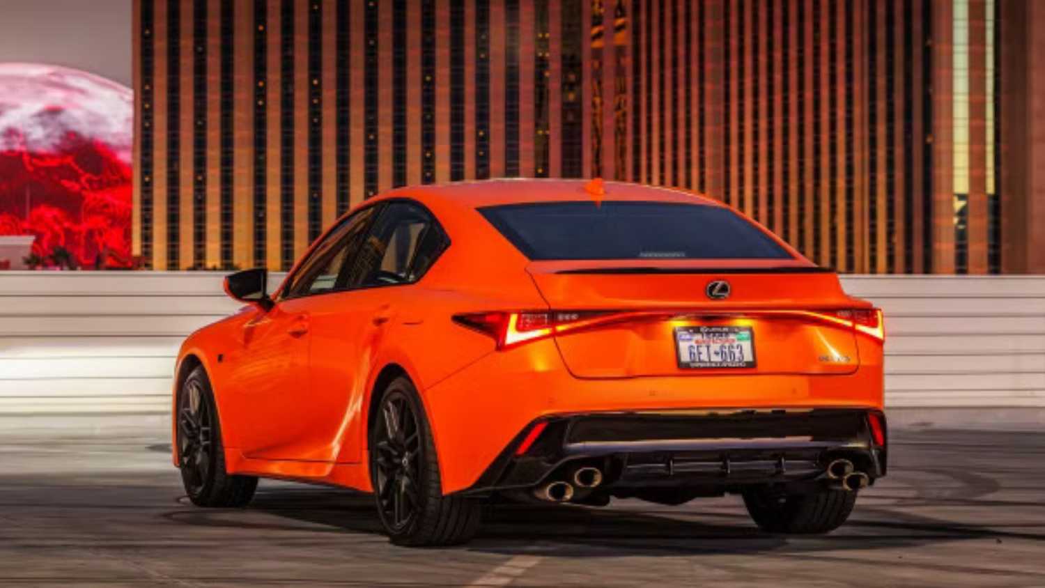 Is500 Rear The Lexus IS 500 F Sport Performance Ends Production In 2025