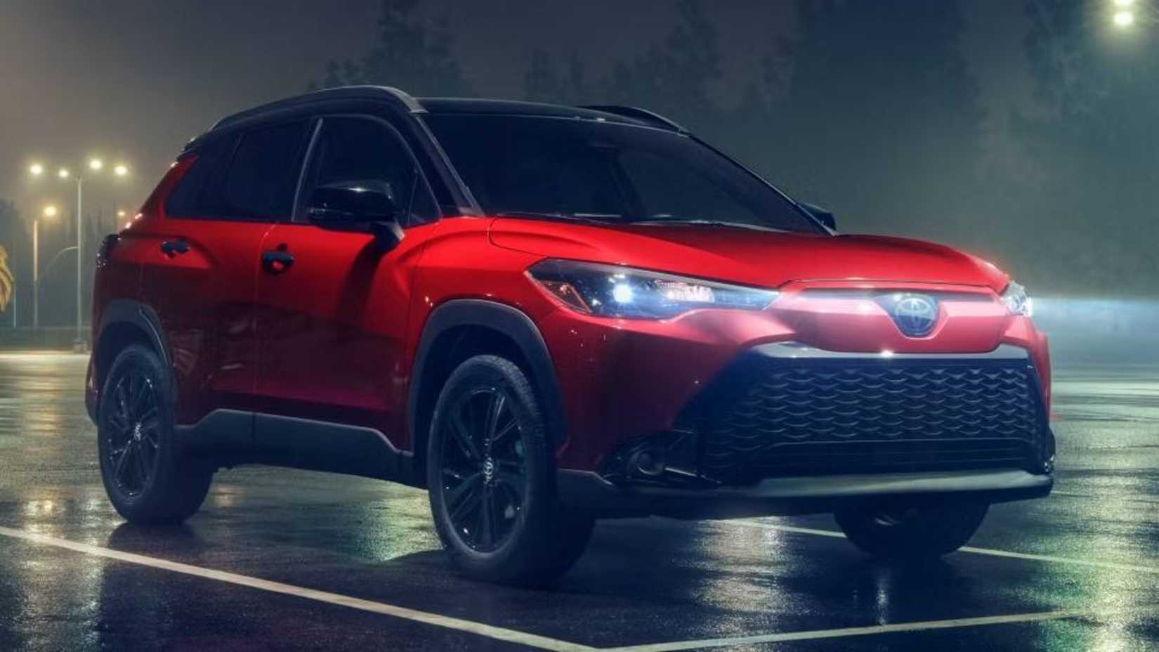 2025 Toyota Corolla Cross Red Front Angle