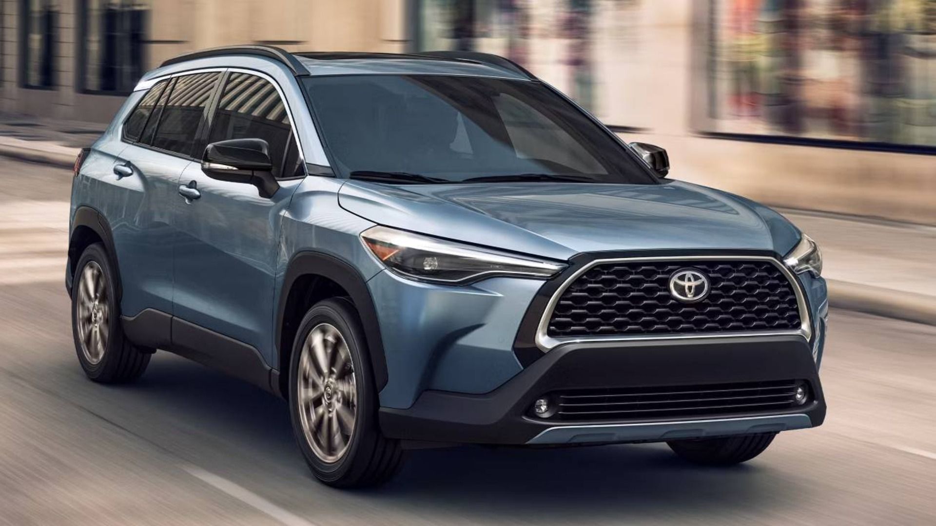 2025 Toyota Corolla Cross Blue exterior 