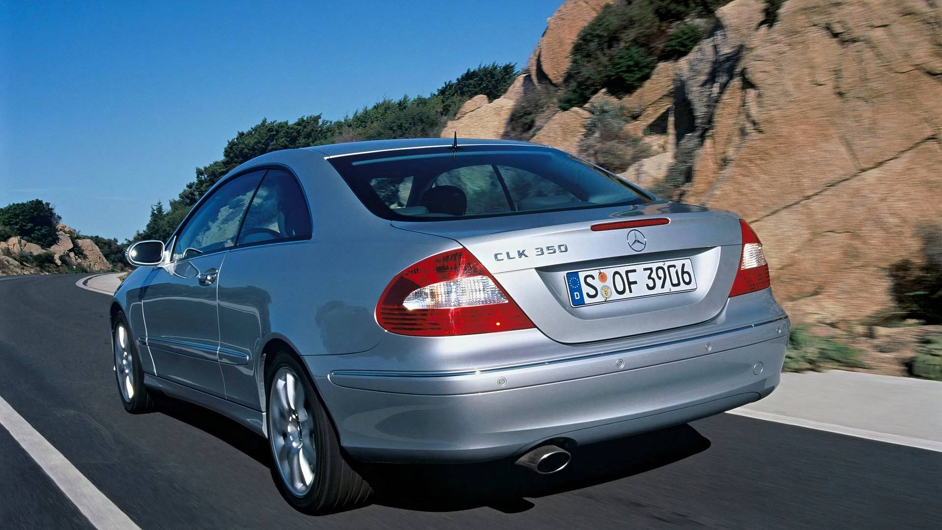 G Rear Clk Rwp 2009 Mercedes-Benz CLK-Class Coupe Exterior Photos