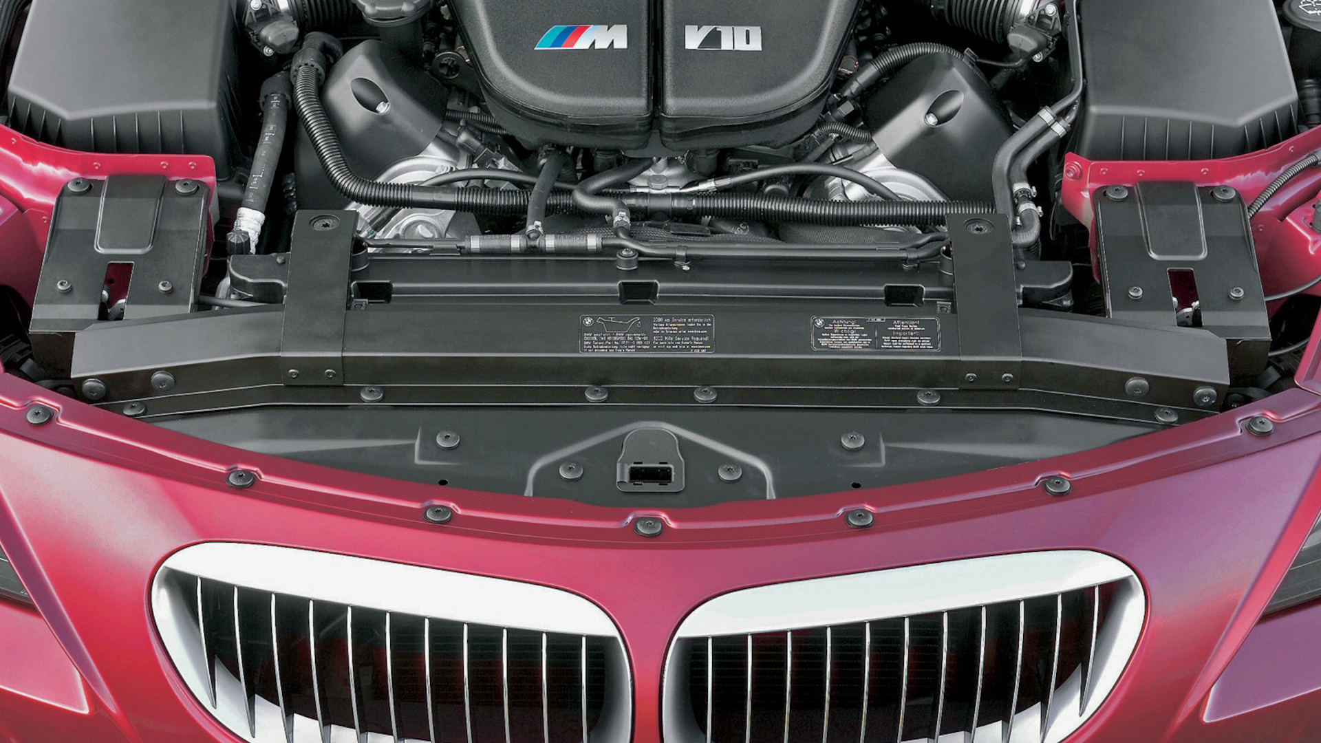bmw m6 engine bay