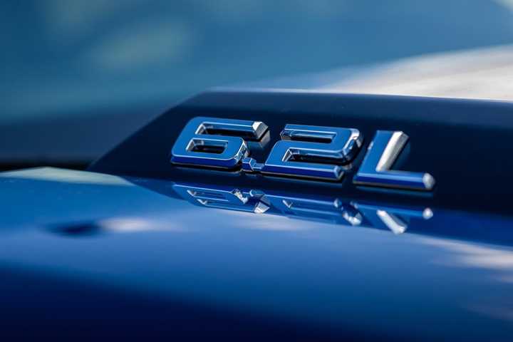 Chevrolet Silverado L87 V8 hood badge