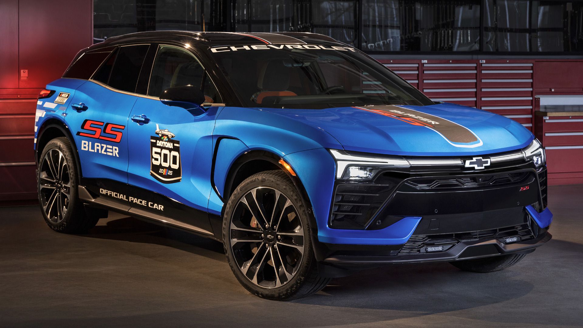 2025 Chevy Blazer EV SS Daytona 500 Pace Car front three-quarter