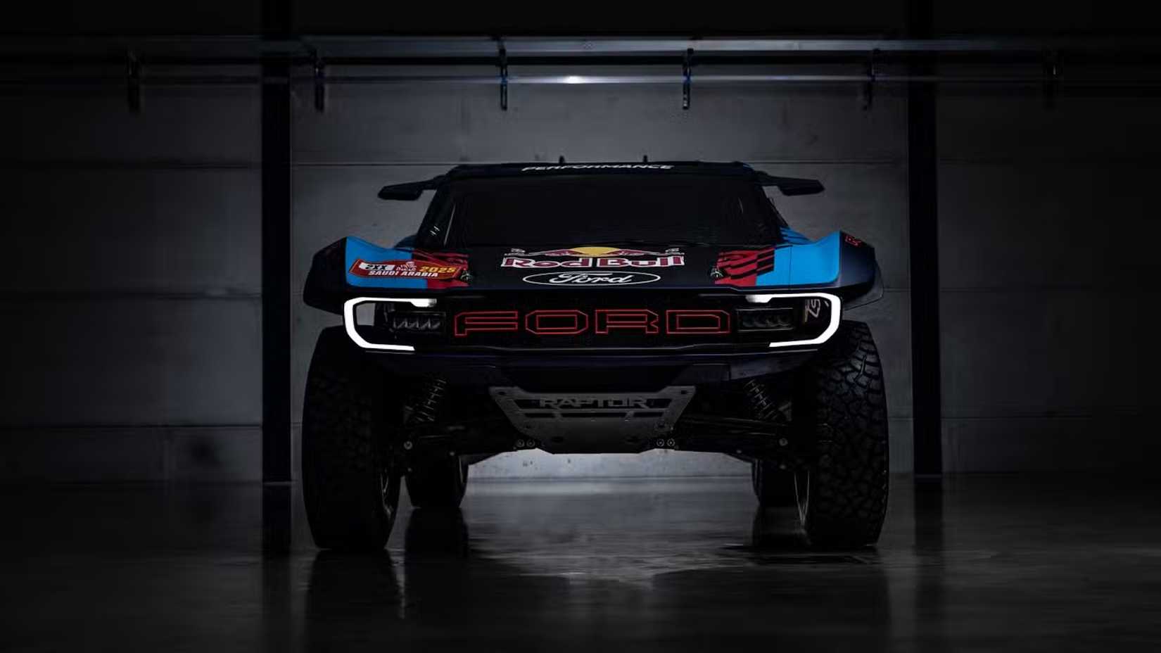 Ford Raptor T1+ Dakar Rally Racer Red Bull - 01