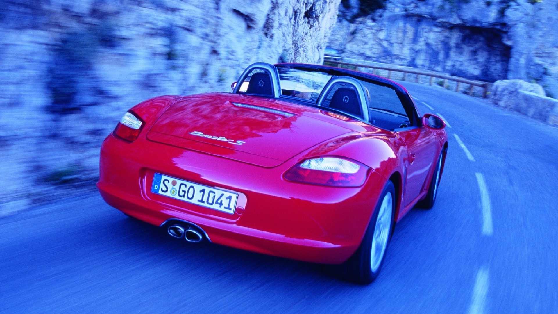 Porsche Boxtser Rear Mercedes-AMG's Porsche Boxster Rival Was A V8 Bolted To Two Seats