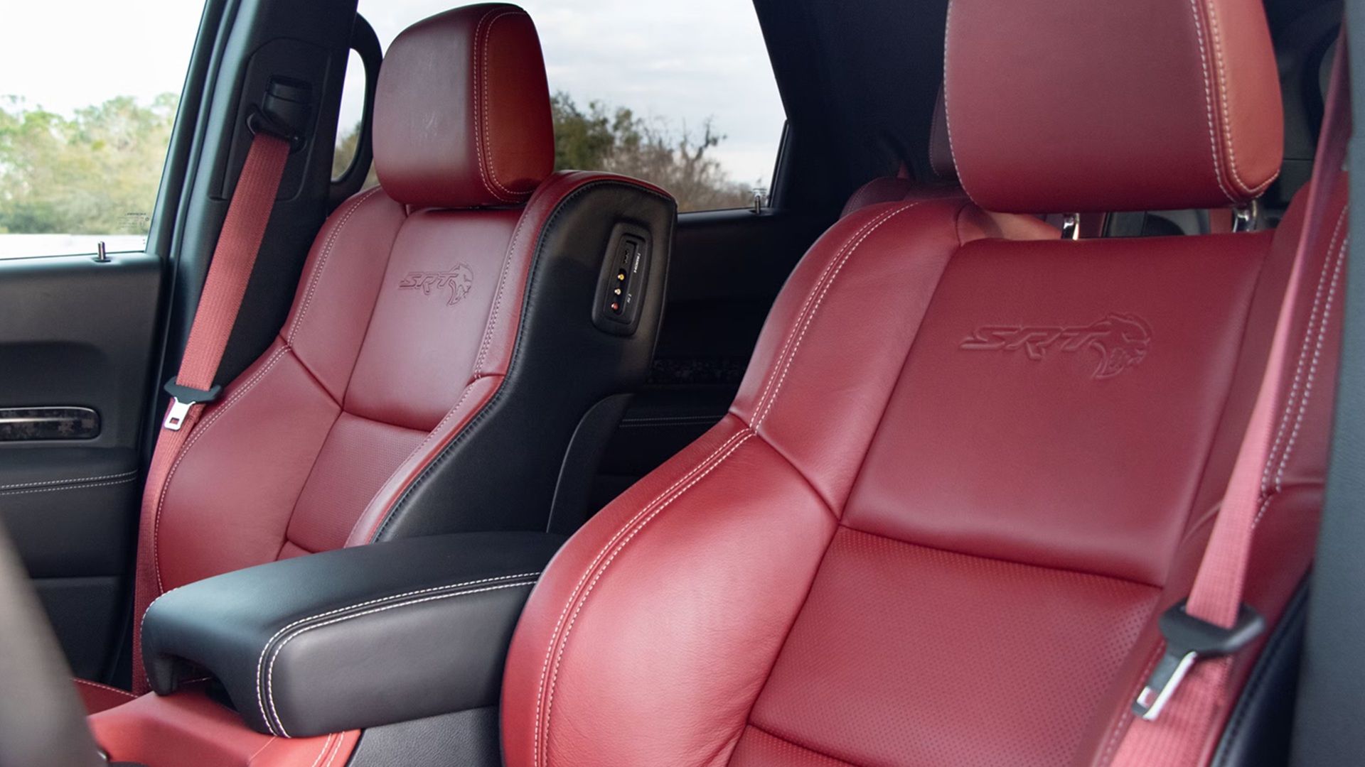 2021 Dodge Durango Hellcat front seats view