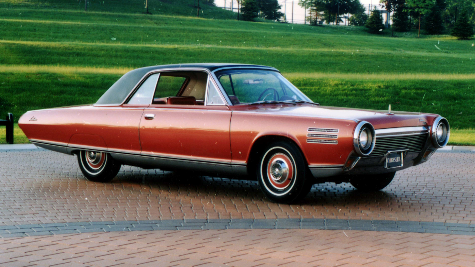 1963 Chrysler Turbine Car Front Angled View