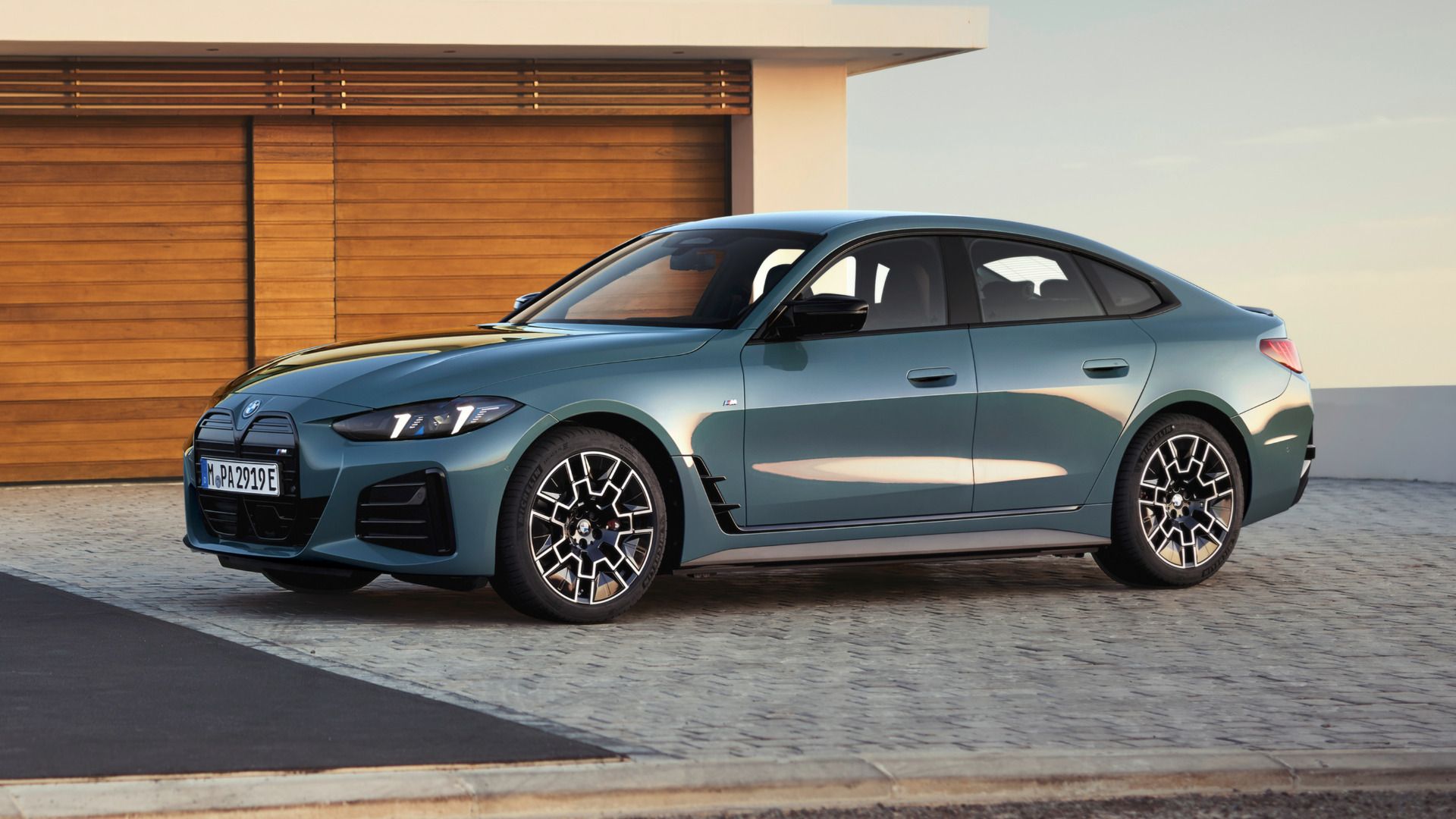 2025 BMW i4 M50 front three-quarter