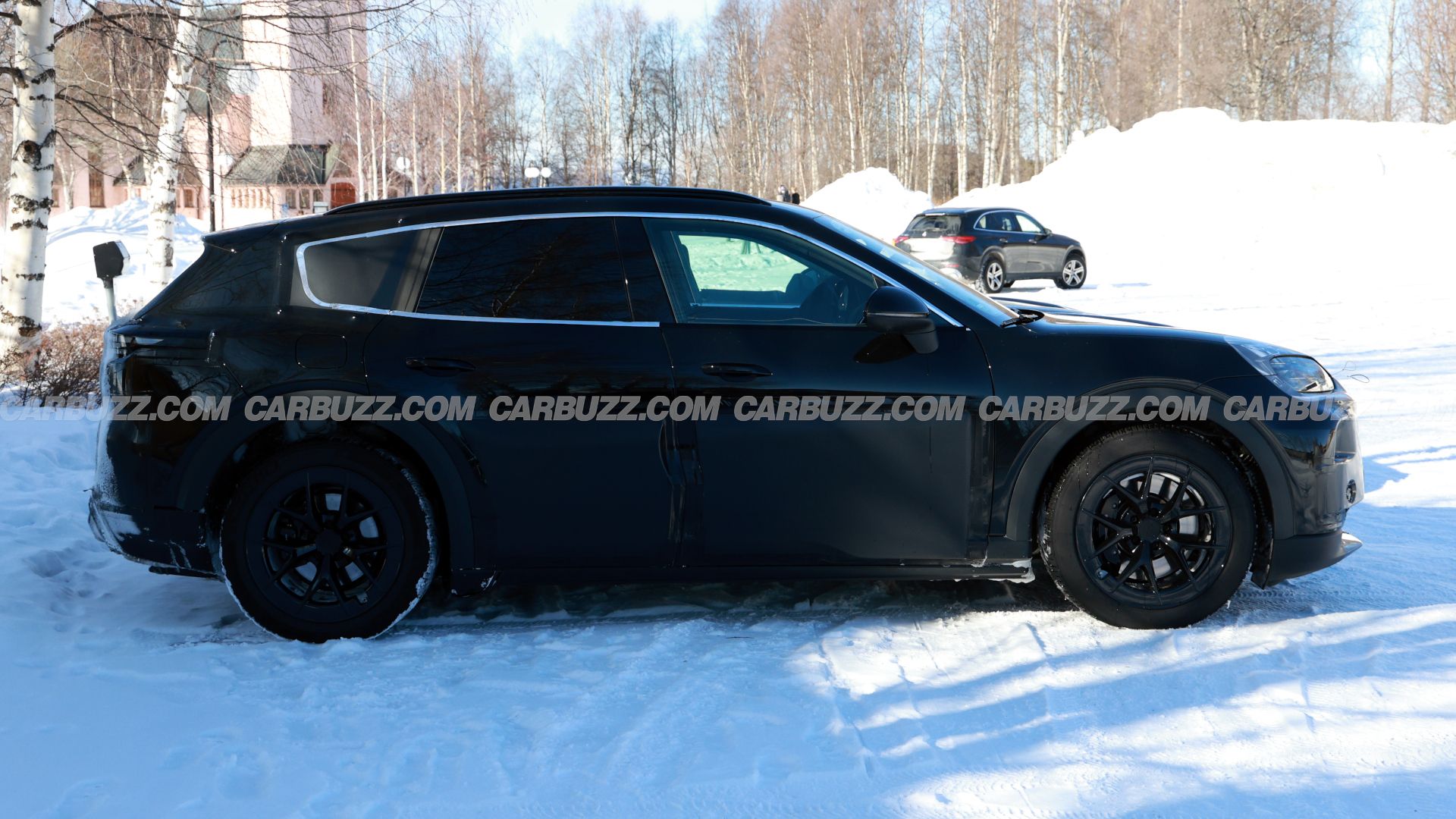 Porsche Cayenne EV Developmental Winter Testing (6)