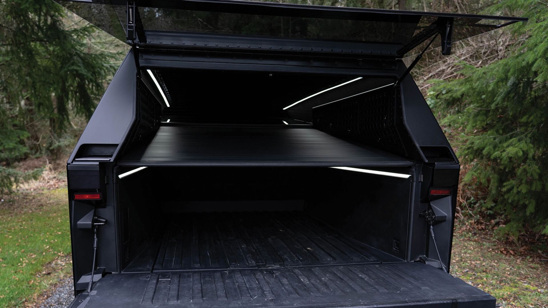 New Cap Bed Topper Is The Simpler, Cheaper Tesla Cybertruck Camper ...