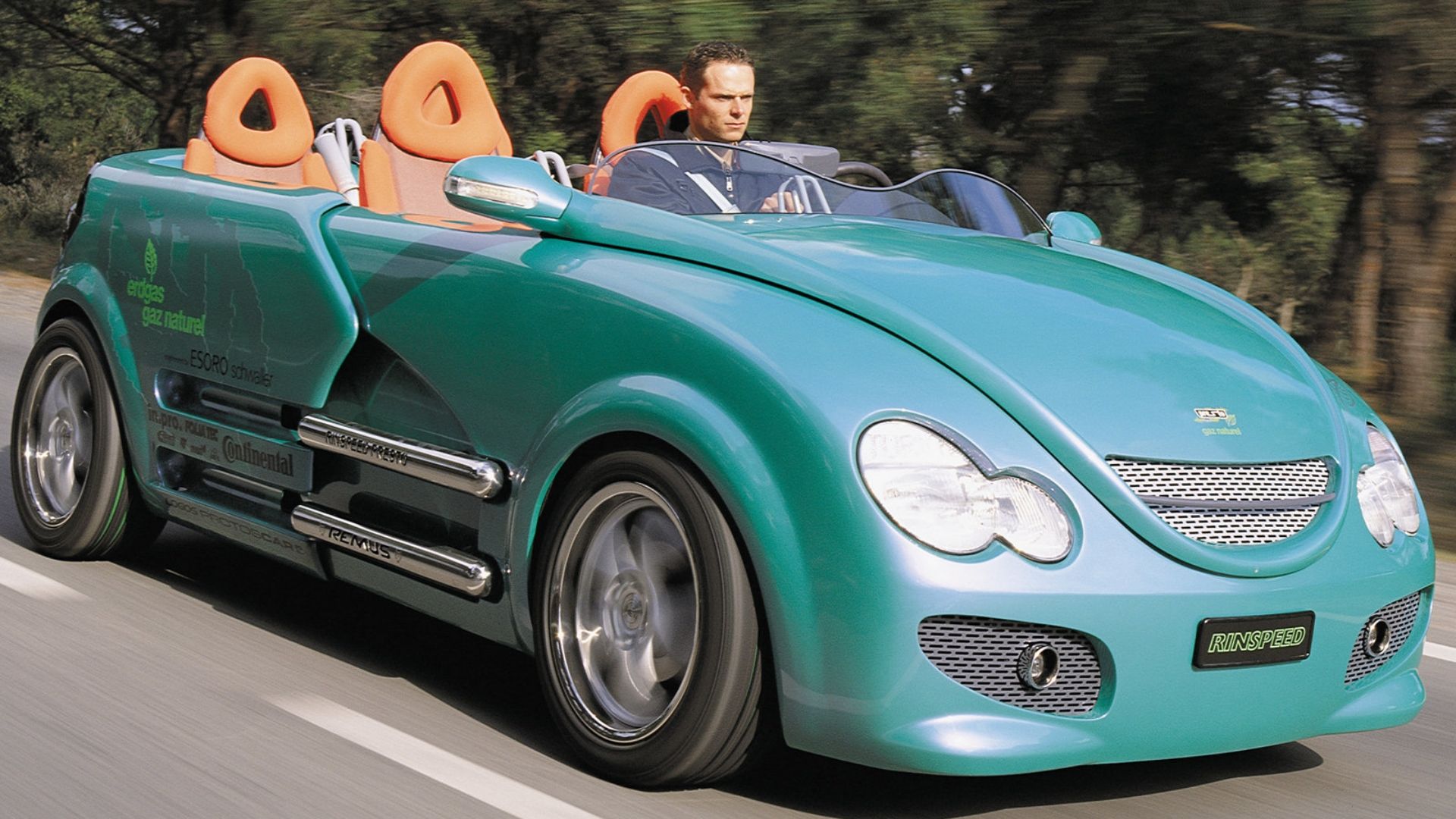 2002 rinspeed presto concept front blue