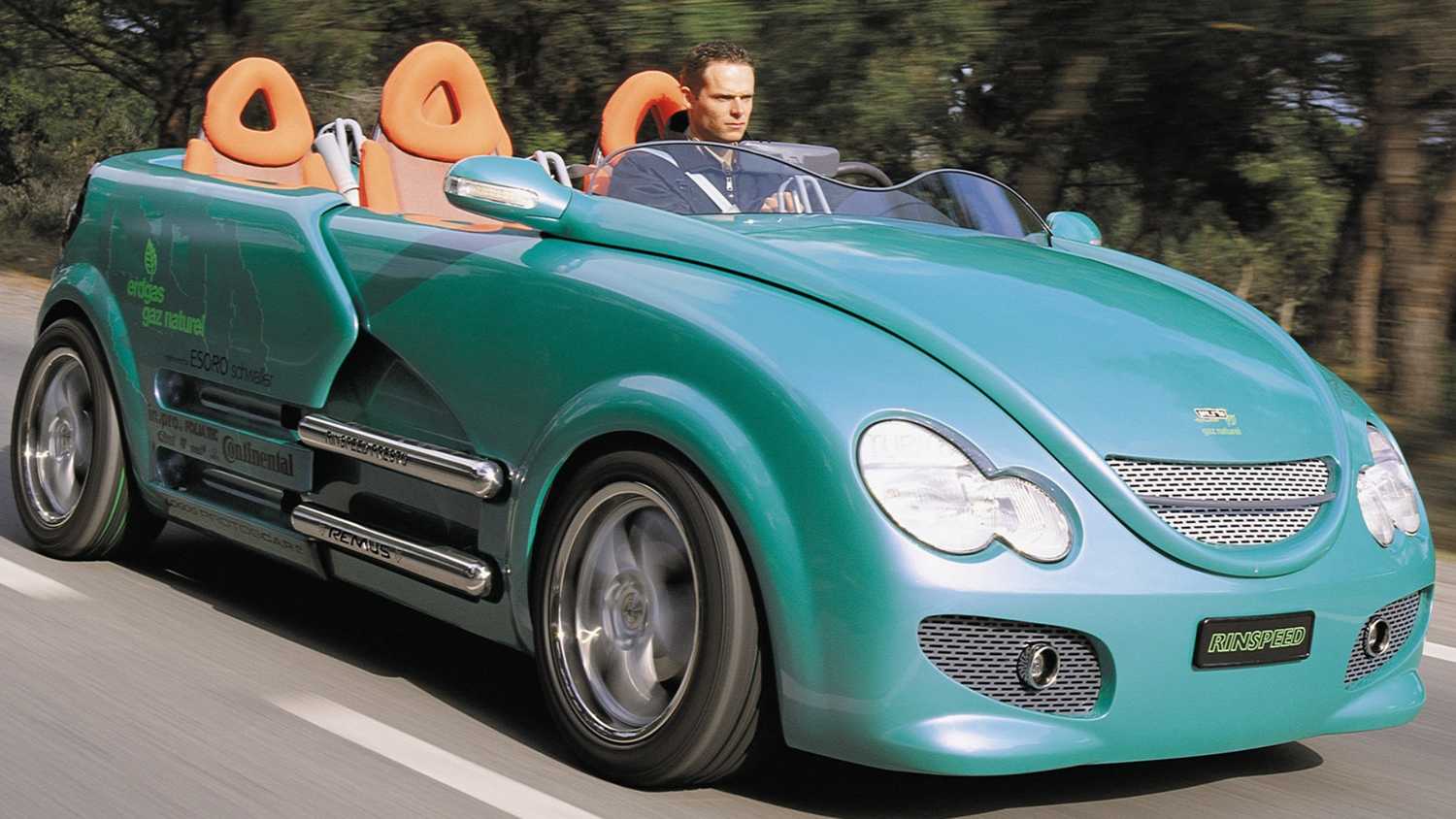 2002 rinspeed presto concept front blue