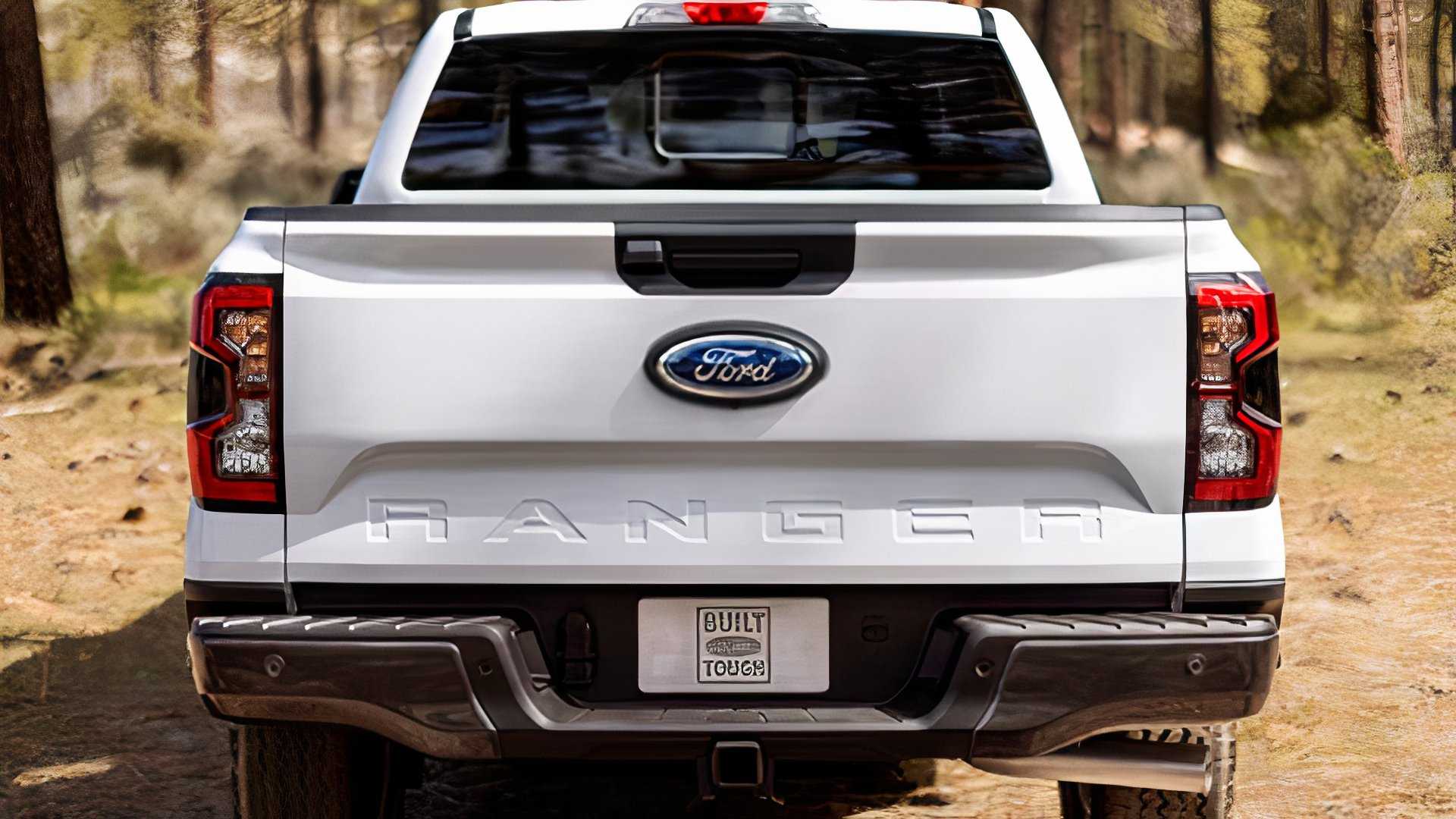 White Rear View Ford Ranger Raptor 2025 Ford Ranger Pricing, Photos & Specs