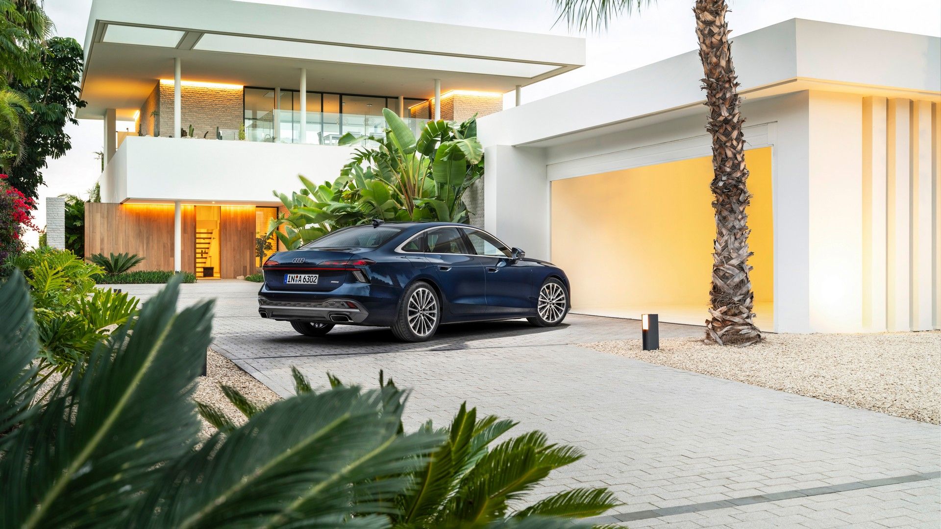 2026 Audi A6 rear three-quarter