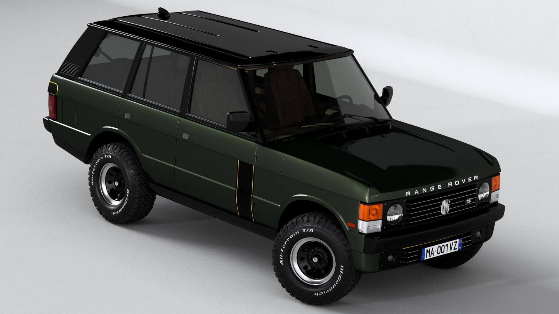 This Range Rover Restomod Stands Out With Fun Features
