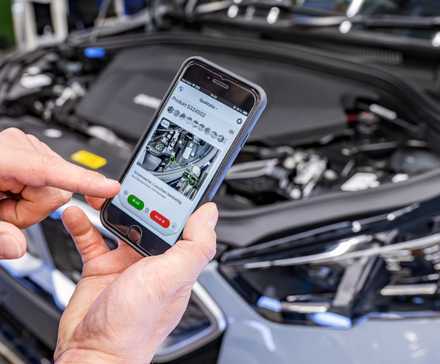 BMW Quality Control AI App close-up