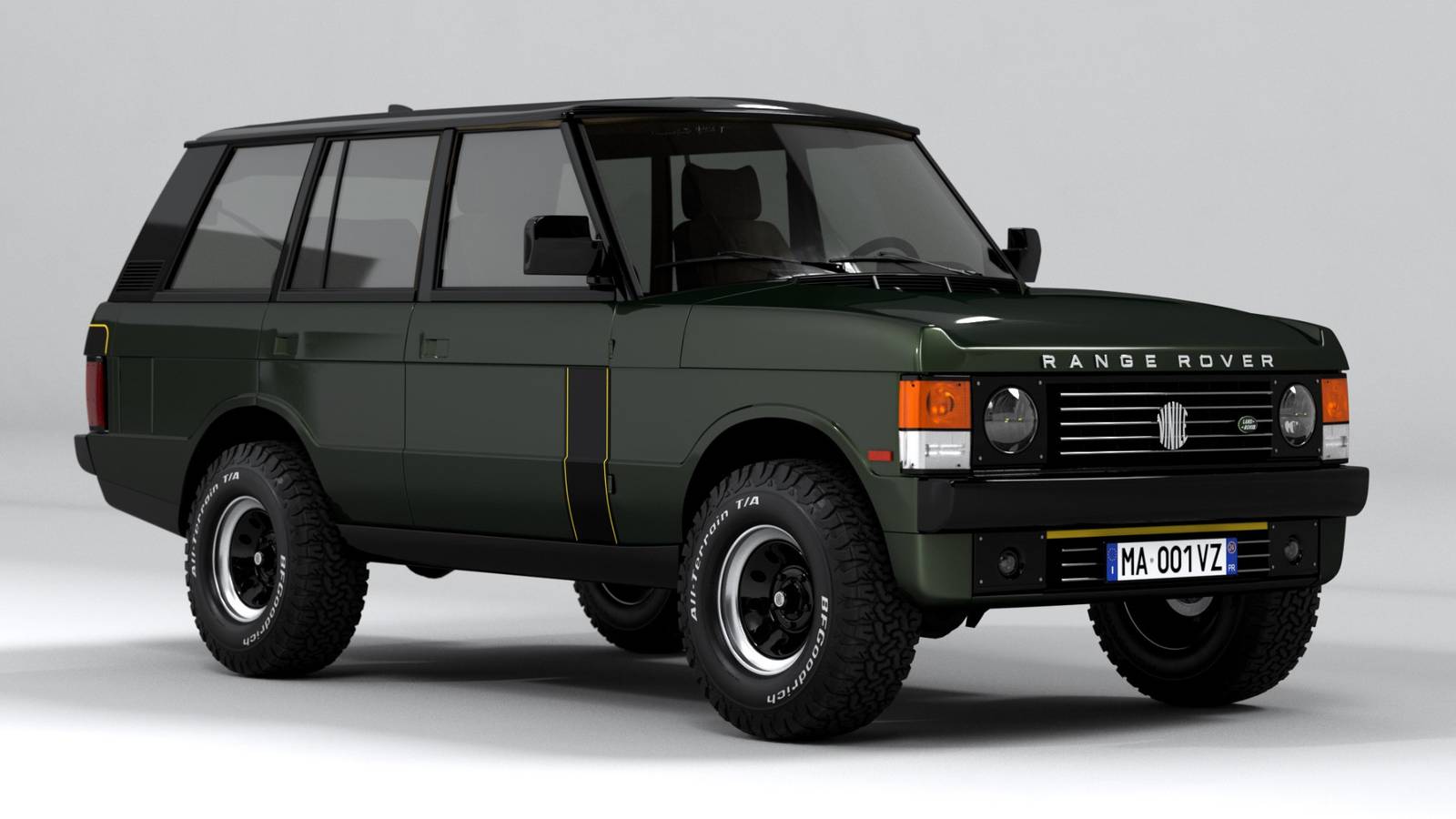 Retro Mod Range Rover This Range Rover Restomod Stands Out With Fun Features