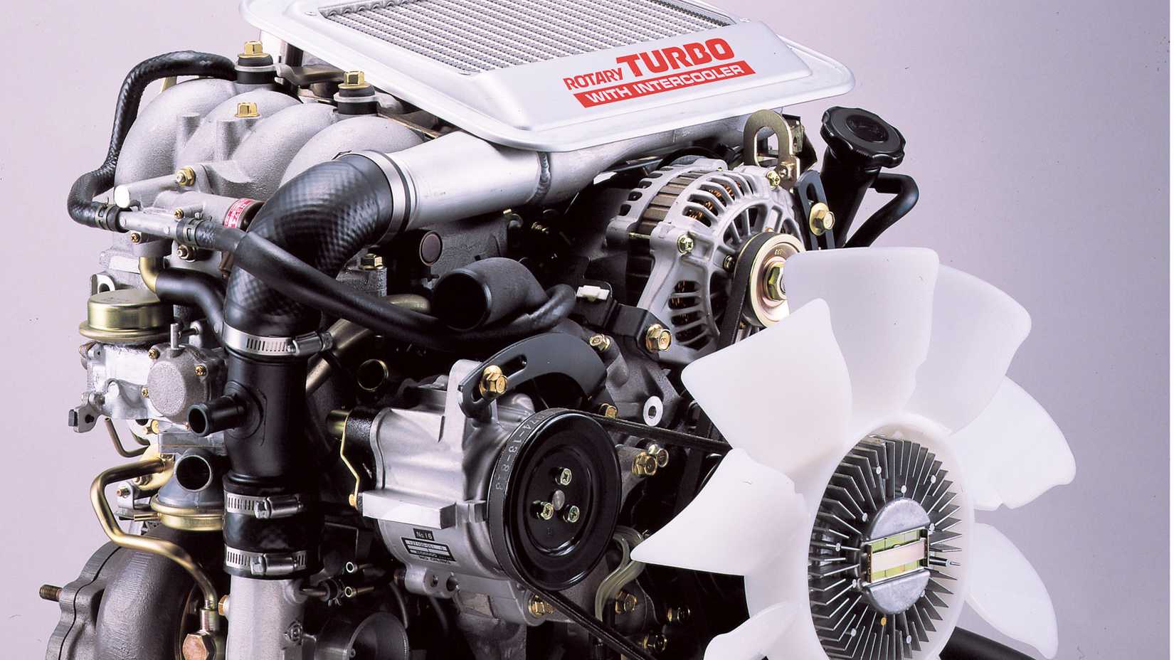 Turbocharged Mazda 13B Rotary Engine