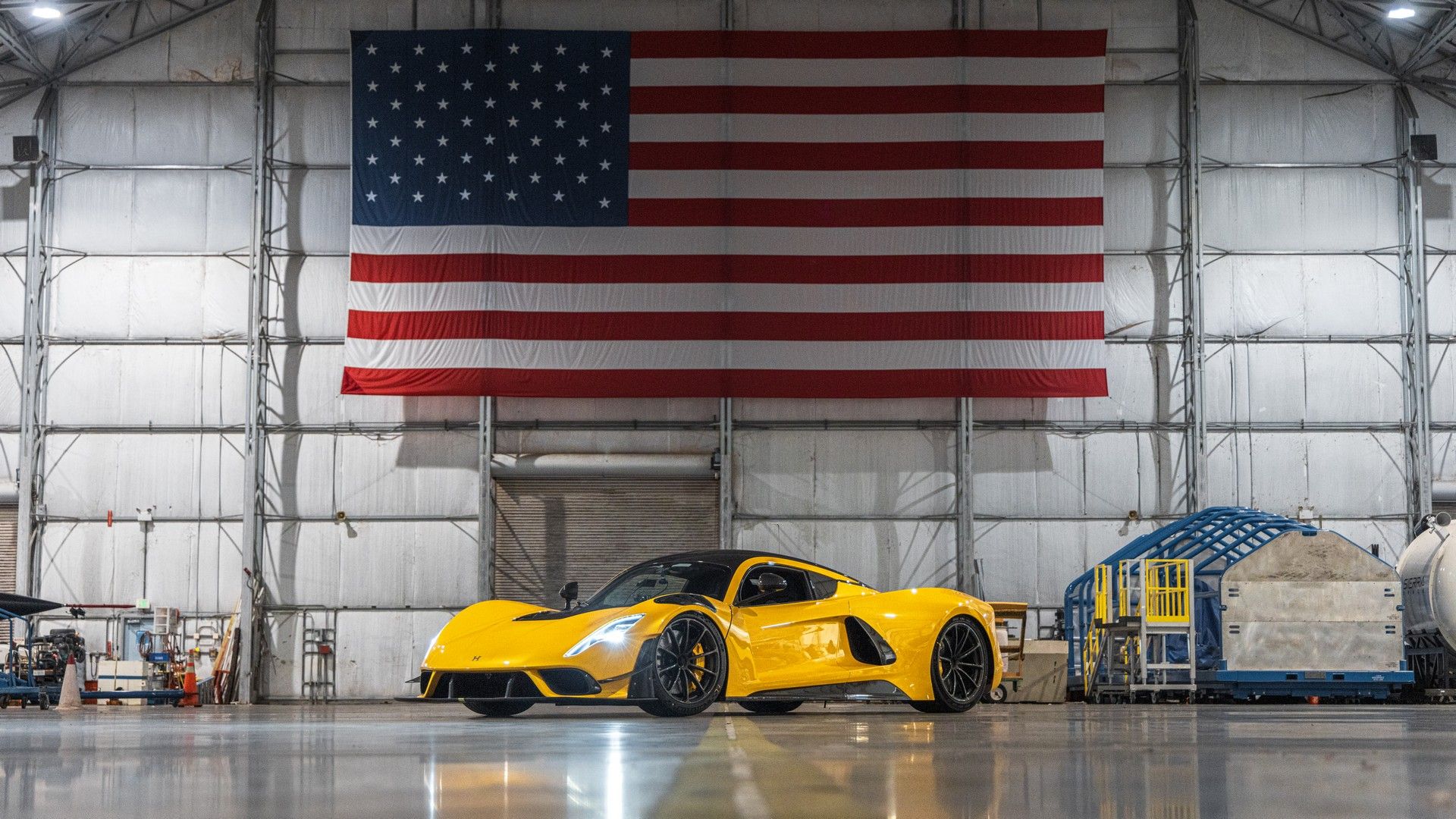 Hennessey Venom F5 Evolution front, three-quarter