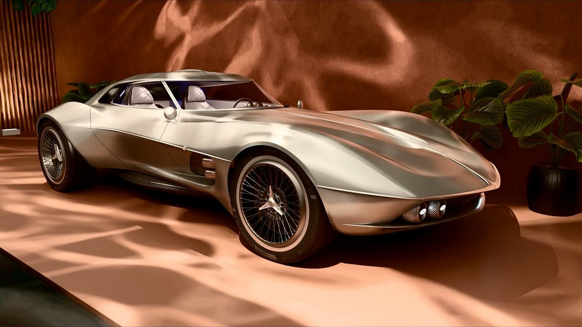 Leave It To A Mercedes Designer To Create An Incredible Corvette