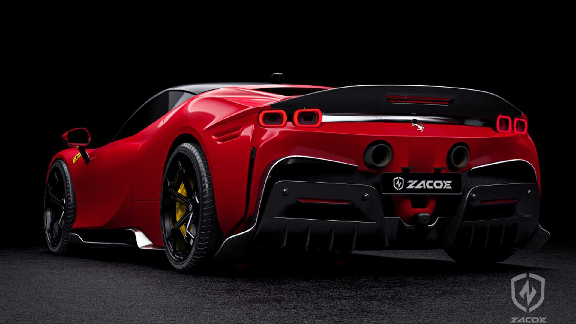 Sf90 Modifications Carbon Fiber Upgrades For The SF90 In Regular Or Flamin' Hot