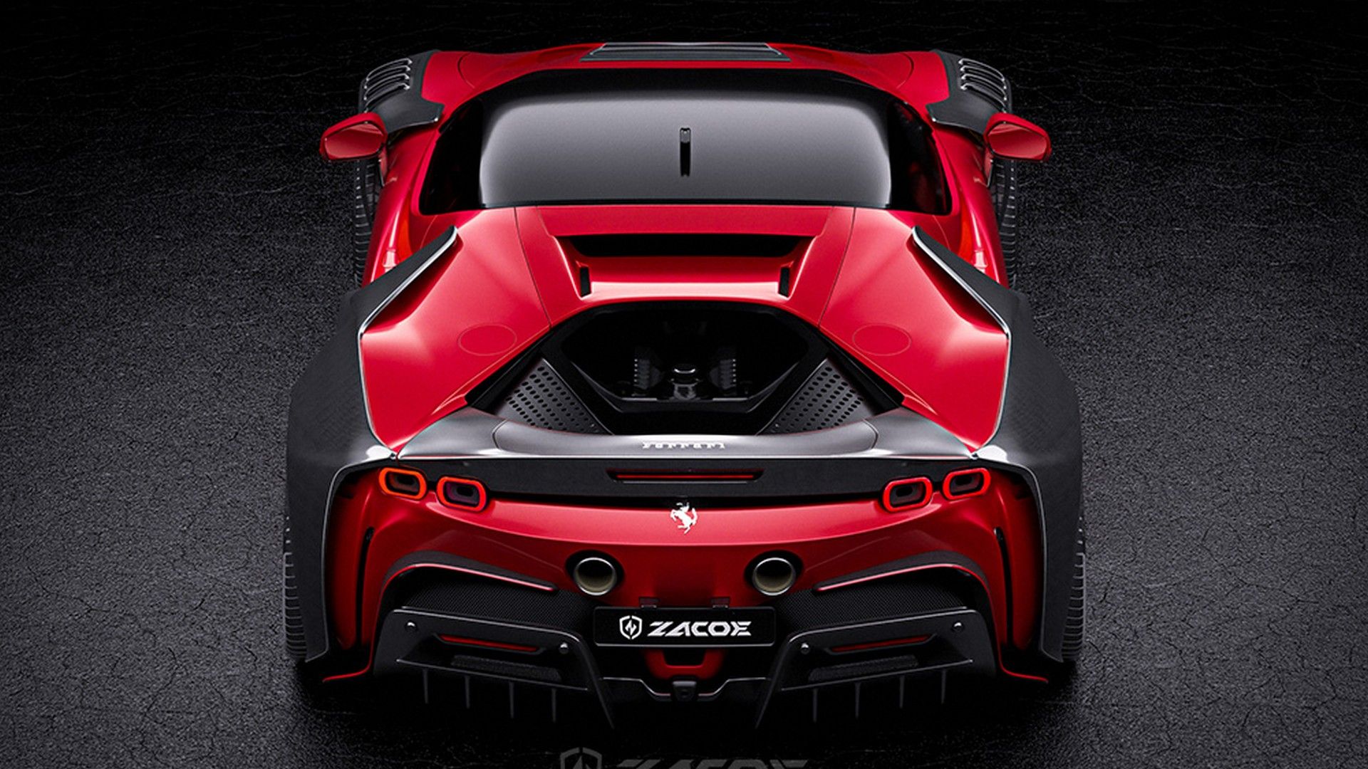 Carbon Fiber Upgrades For The SF90 In Regular Or Flamin' Hot