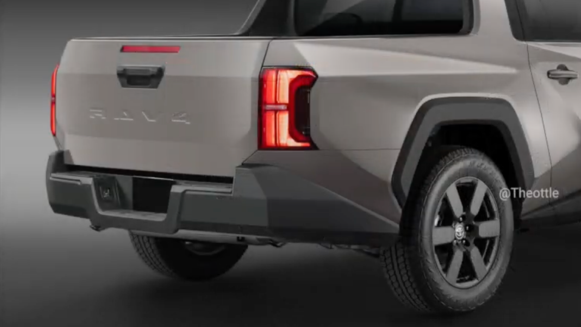 2026 Toyota RAV4 Small Pickup Rendering Closeup
