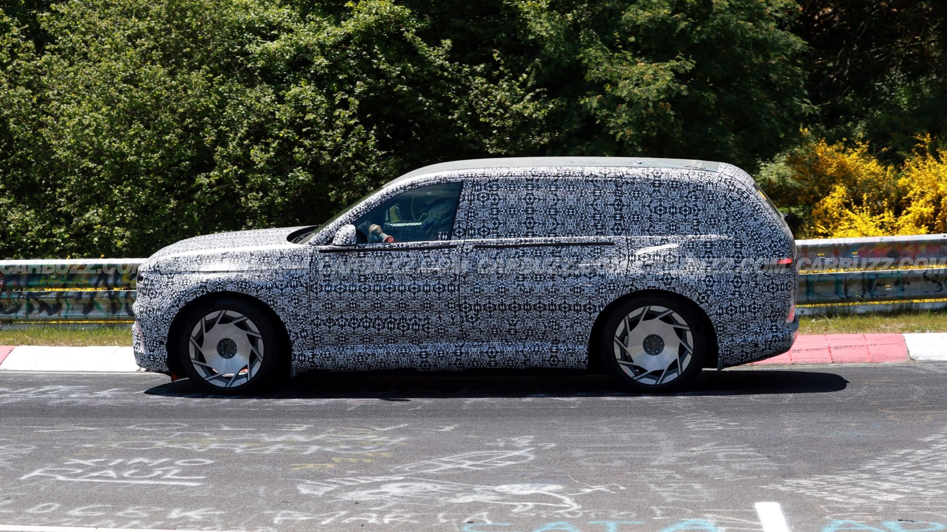 2027 Genesis GV90 exterior nurburgring spied 10