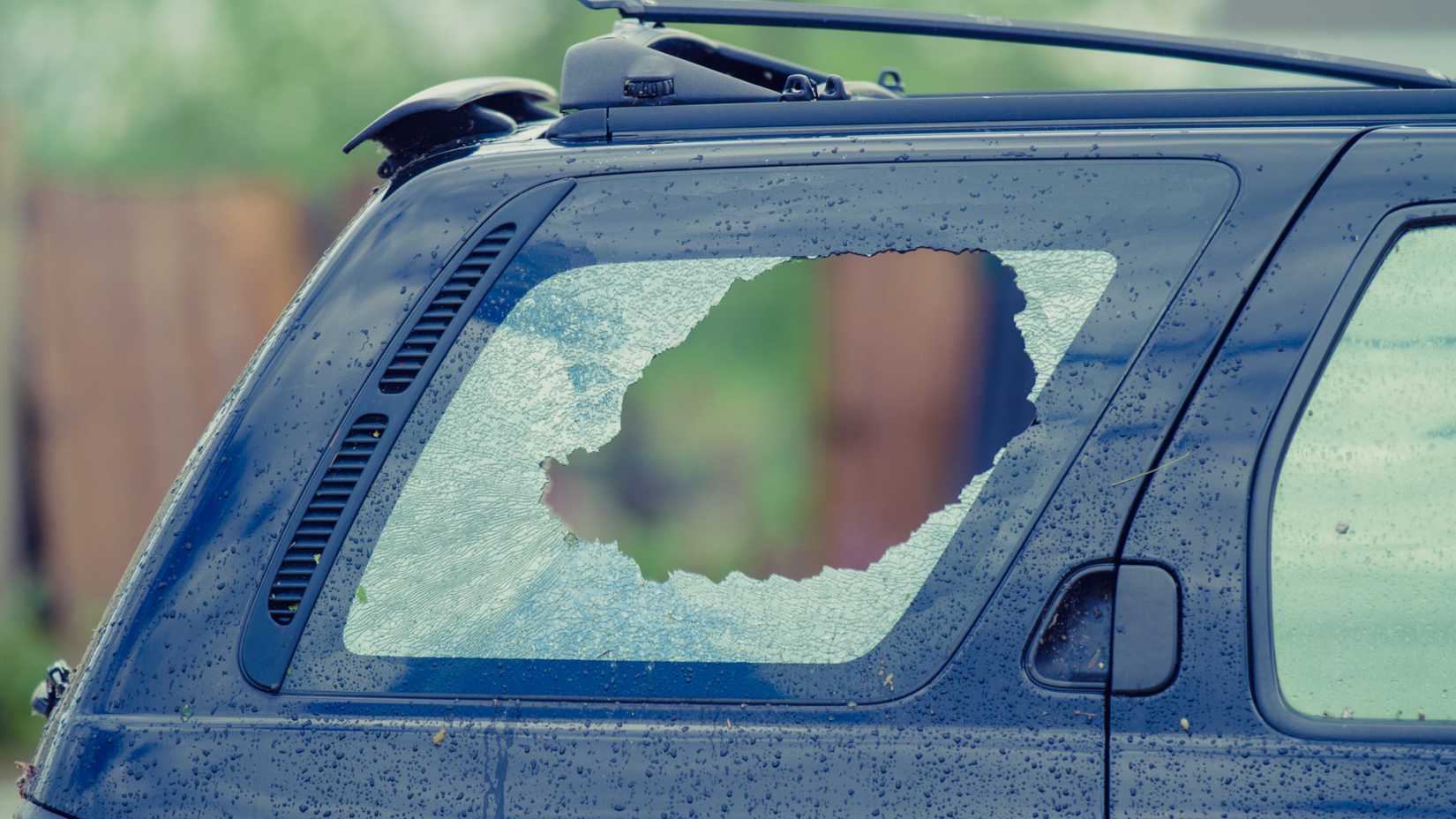 Broken Car Window
