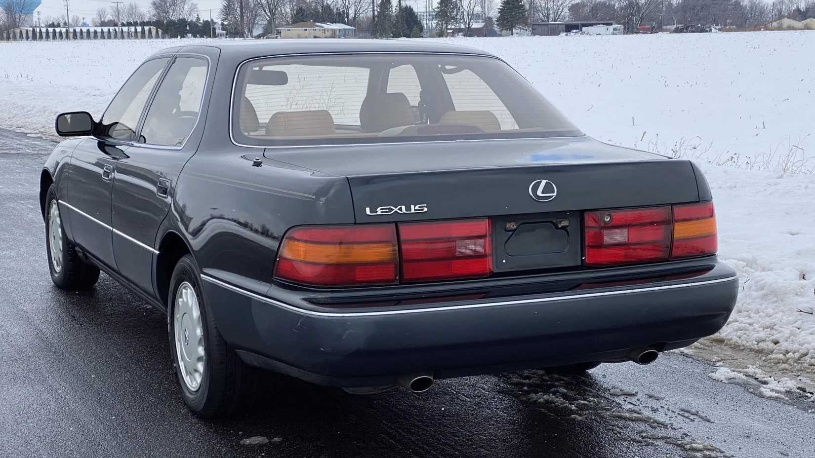 Lexus Ls Rear Side Allard P4: The Rare British-Lexus Hybrid Sedan of the 1990s