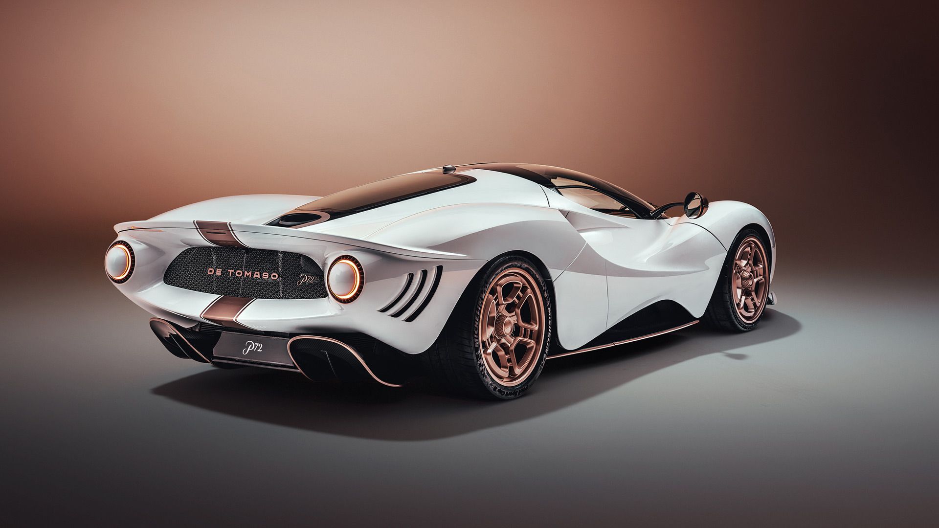 De Tomaso P72 Production Model Rear 3/4 View