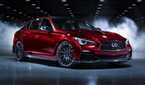2014 Q50 Eau Rouge Concept front 3/4 low