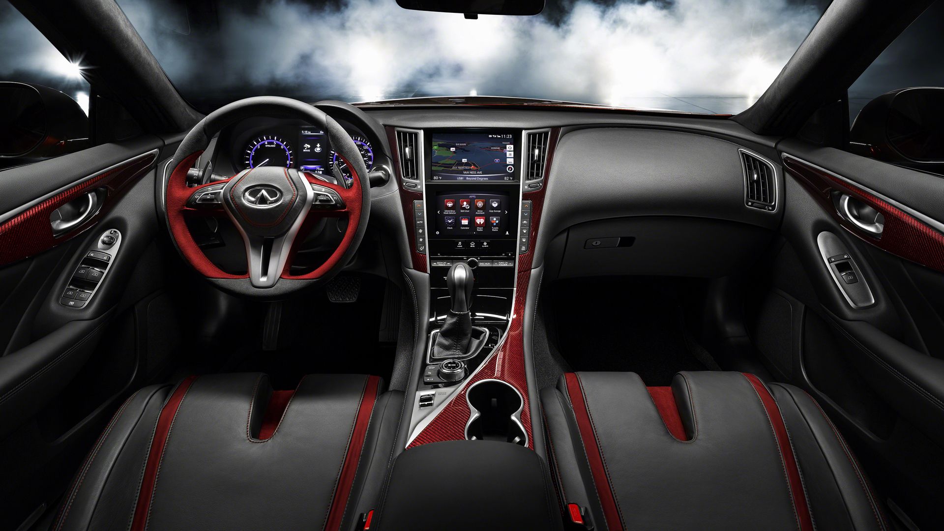 2014 Q50 Eau Rouge Concept interior dashboard